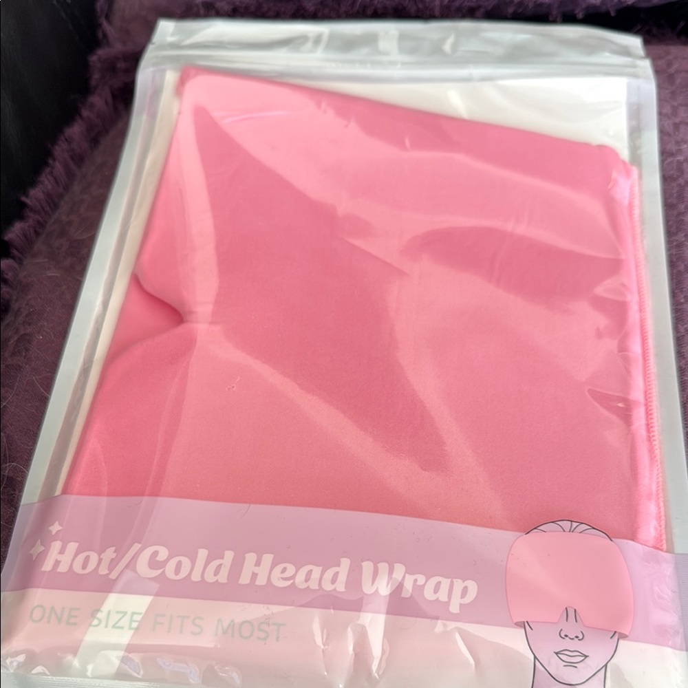 Pink Hot/Cold Head Wrap
